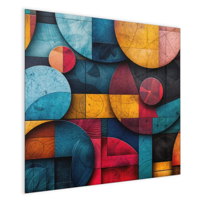 Magnettafel - Formen im Bauhaus-Stil