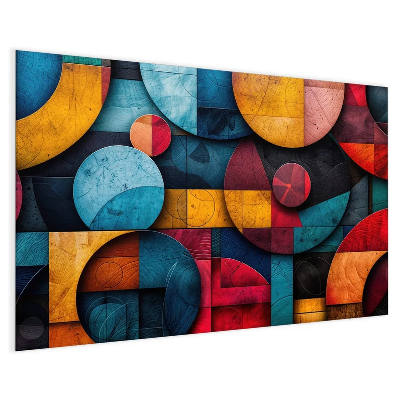 Magnettafel - Formen im Bauhaus-Stil