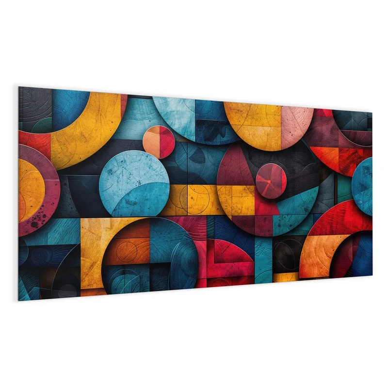 Magnettafel - Formen im Bauhaus-Stil