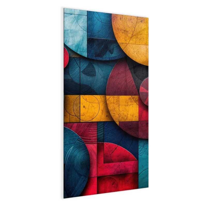 Magnettafel - Formen im Bauhaus-Stil