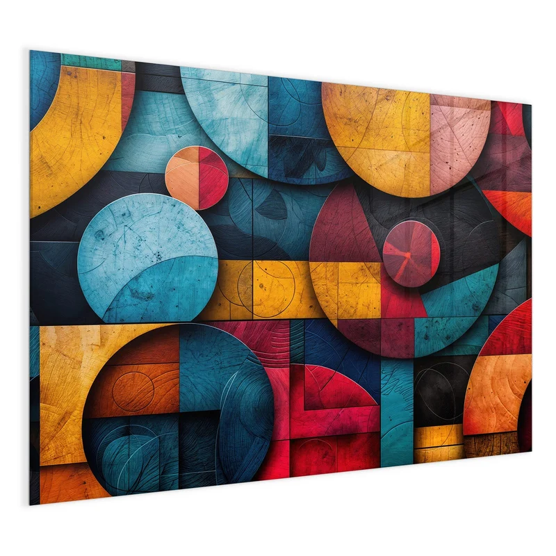 Magnettafel - Formen im Bauhaus-Stil