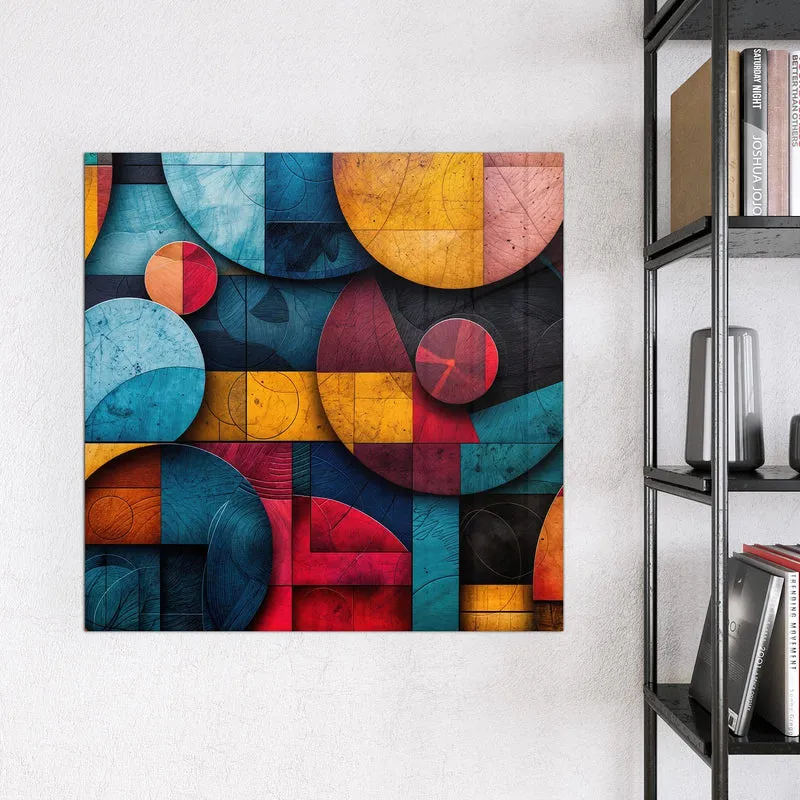 Magnettafel - Formen im Bauhaus-Stil