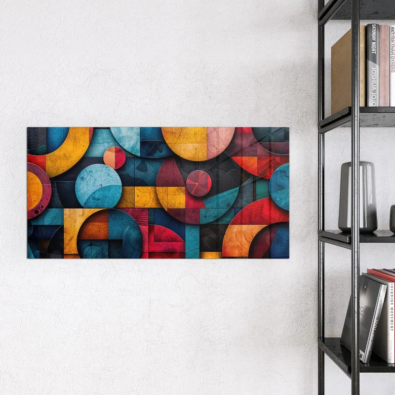 Magnettafel - Formen im Bauhaus-Stil