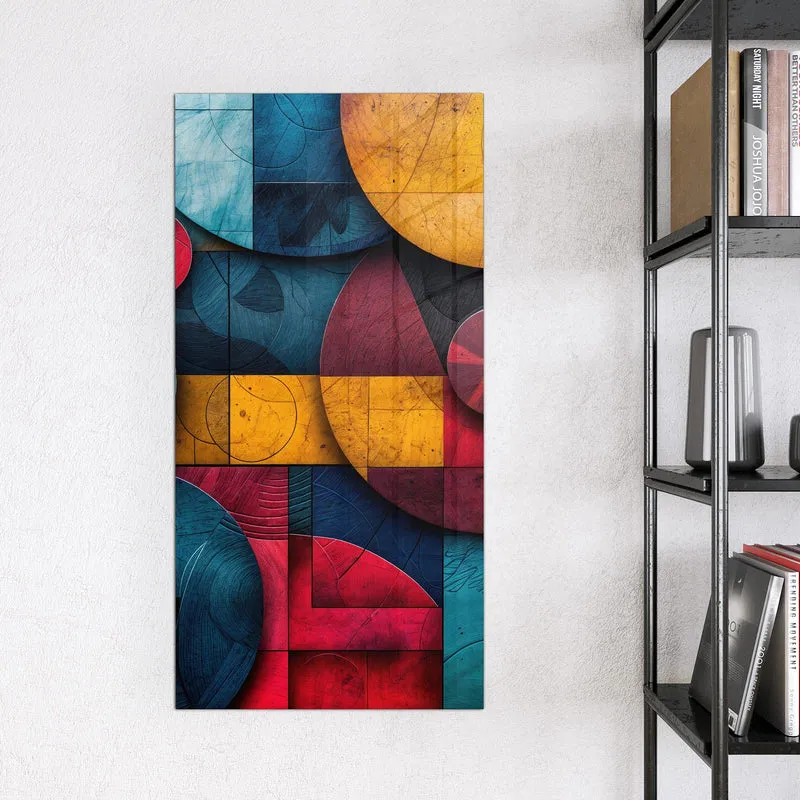 Magnettafel - Formen im Bauhaus-Stil