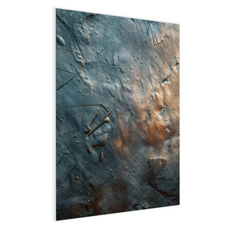 Magnettafel - Zerkratzter Schiefer