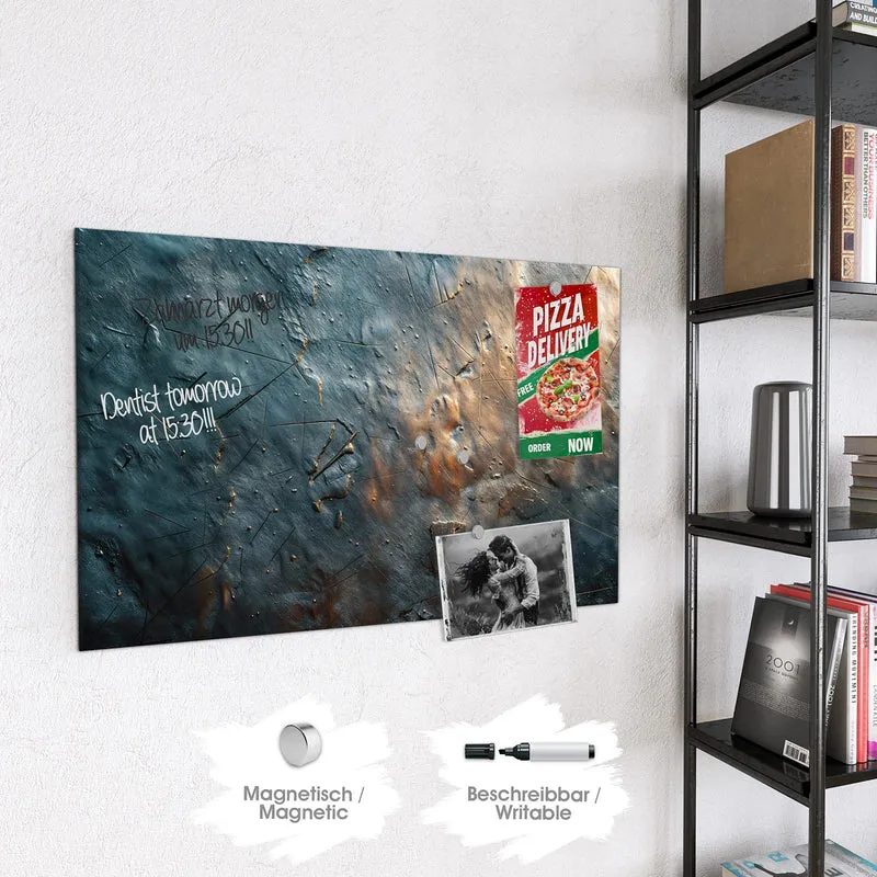 Magnettafel - Zerkratzter Schiefer