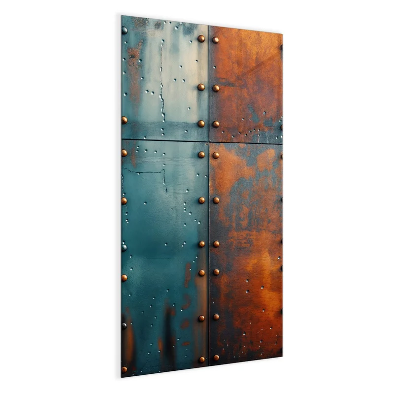 Magnettafel - Genietetes Blech