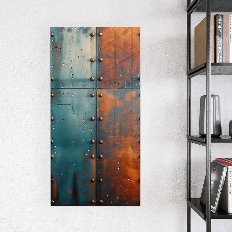 Magnettafel - Genietetes Blech