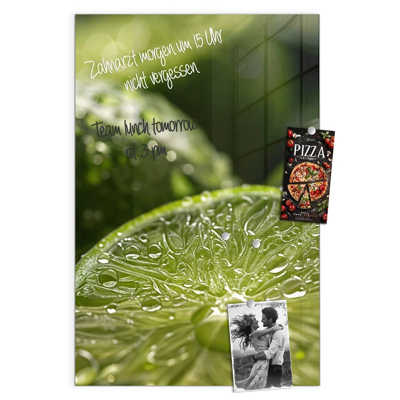 Magnettafel - Nasse Limettenscheibe