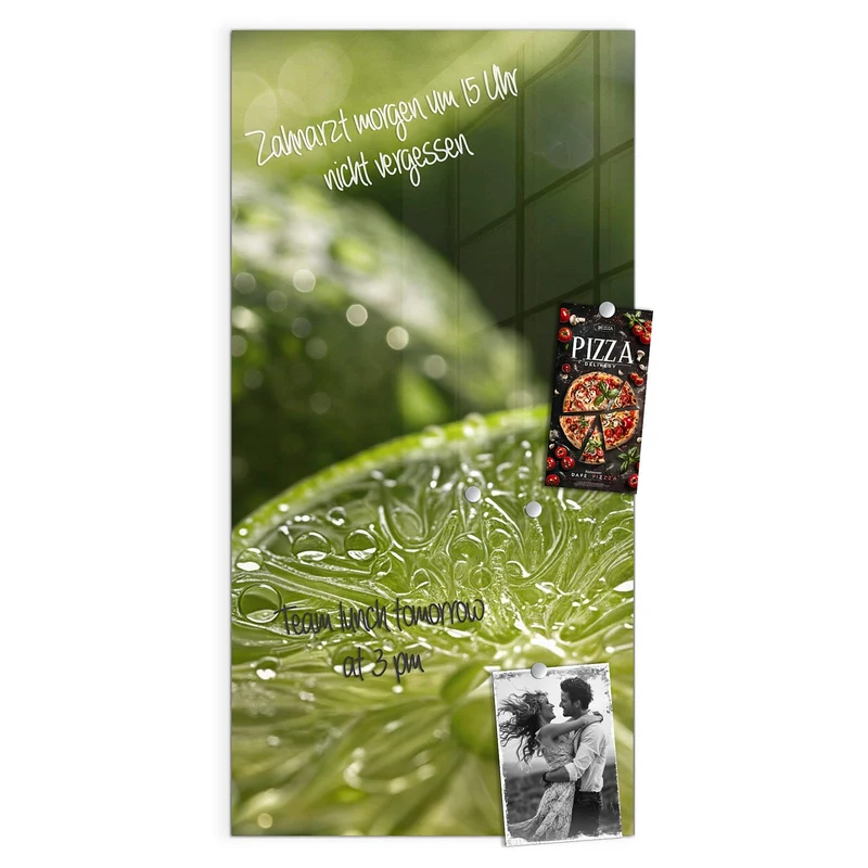 Magnettafel - Nasse Limettenscheibe