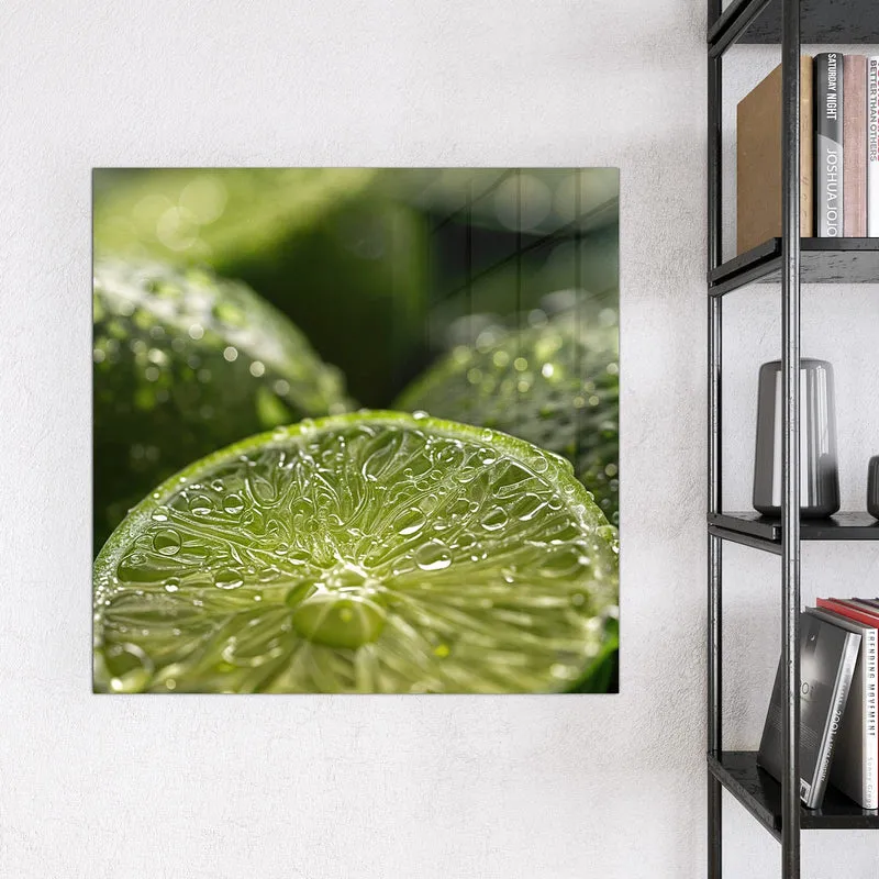 Magnettafel - Nasse Limettenscheibe