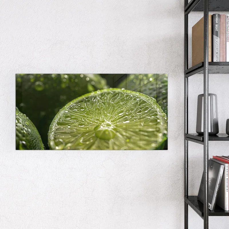 Magnettafel - Nasse Limettenscheibe