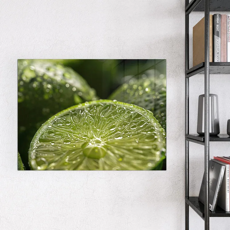 Magnettafel - Nasse Limettenscheibe