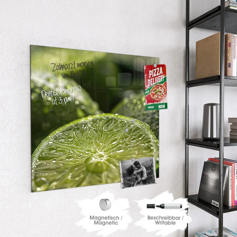 Magnettafel - Nasse Limettenscheibe