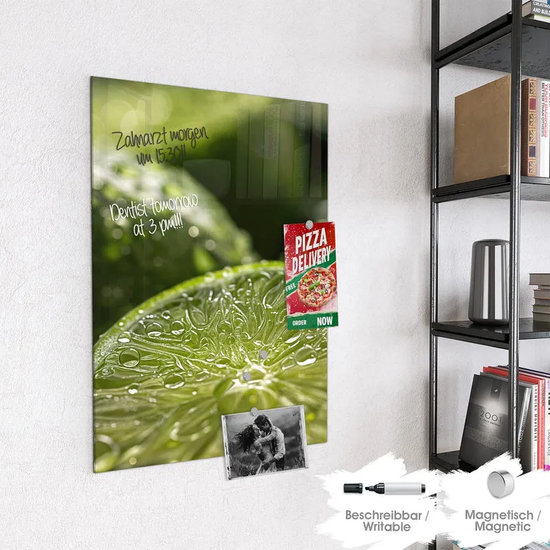 Magnettafel - Nasse Limettenscheibe