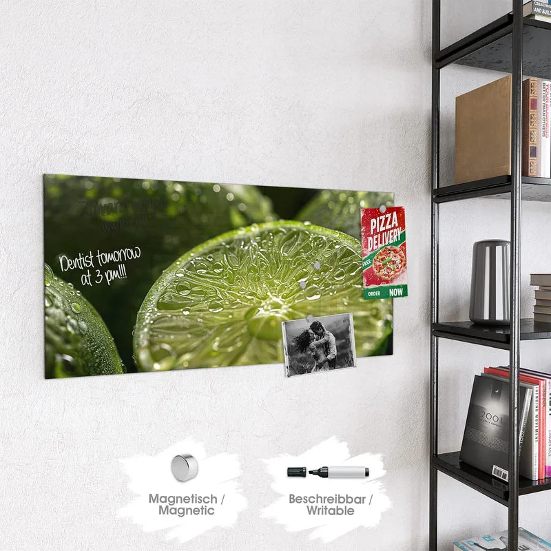 Magnettafel - Nasse Limettenscheibe