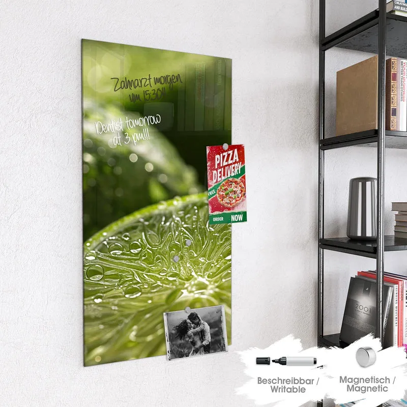Magnettafel - Nasse Limettenscheibe