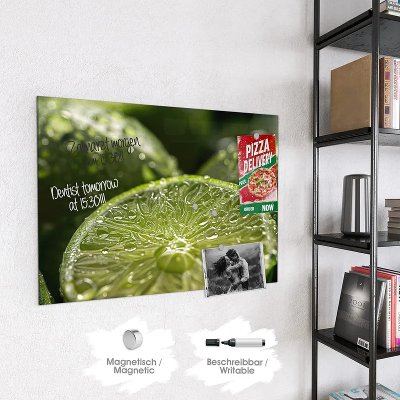 Magnettafel - Nasse Limettenscheibe