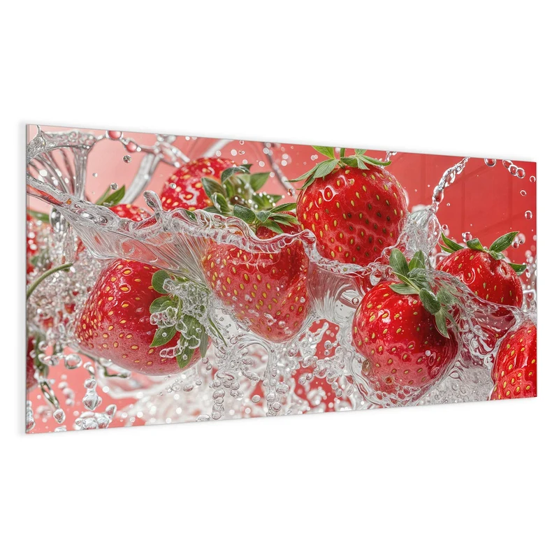 Magnettafel - Erdbeerspritzer