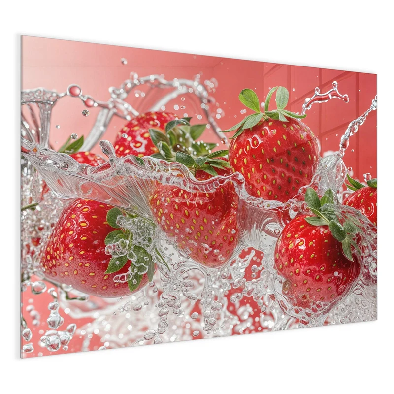 Magnettafel - Erdbeerspritzer