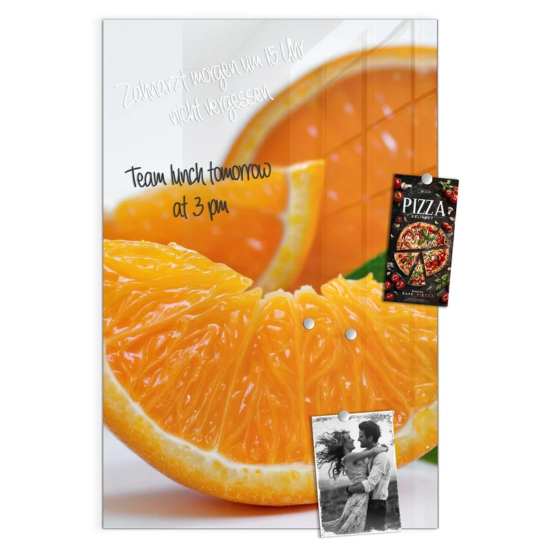 Magnettafel - Orangenscheiben