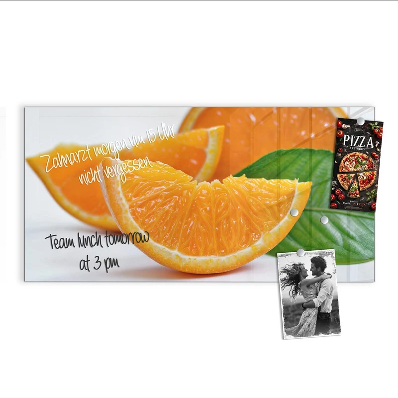 Magnettafel - Orangenscheiben