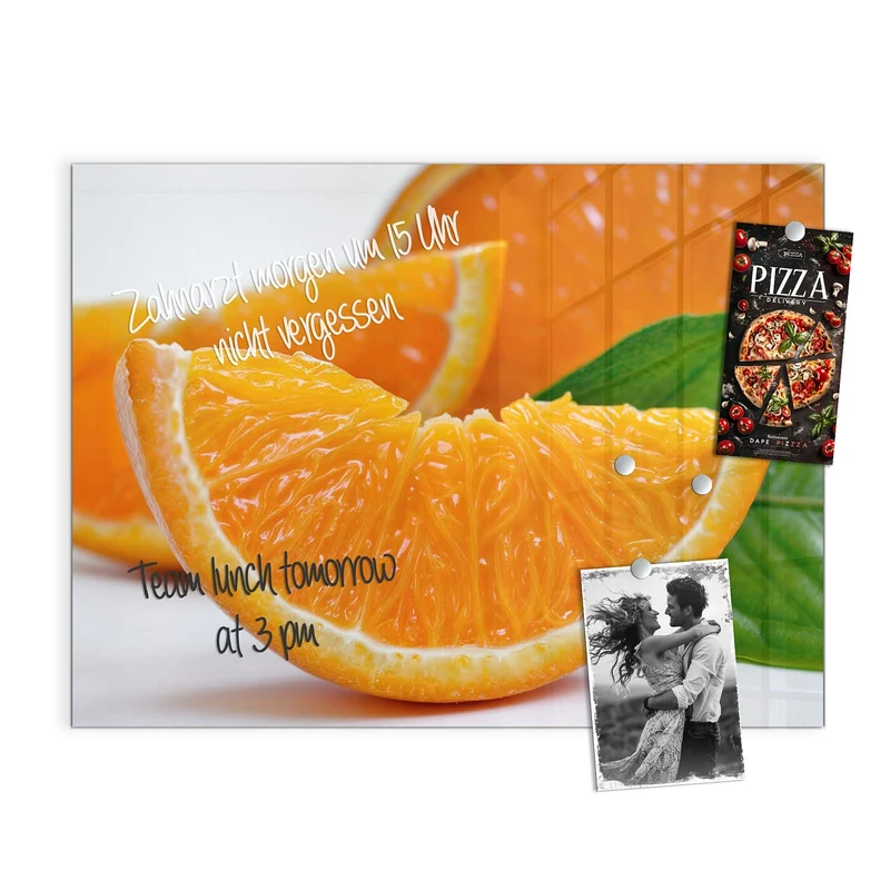 Magnettafel - Orangenscheiben