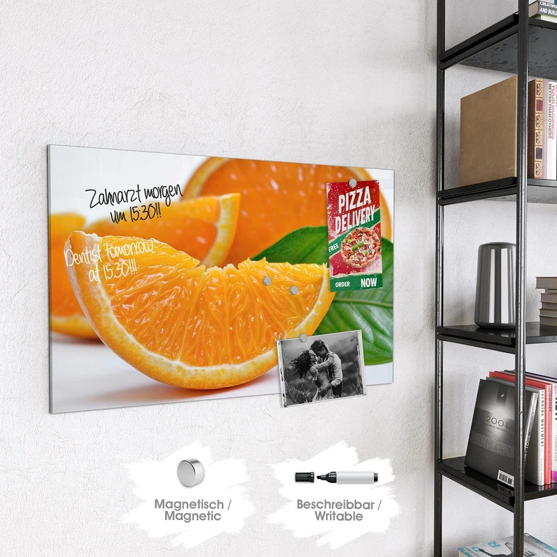 Magnettafel - Orangenscheiben