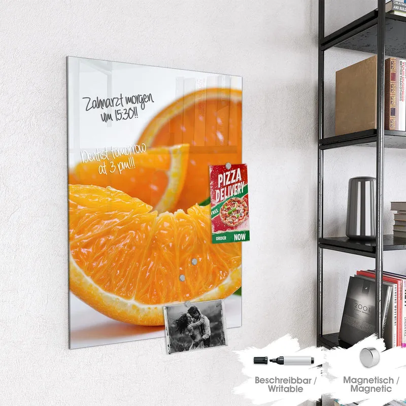 Magnettafel - Orangenscheiben