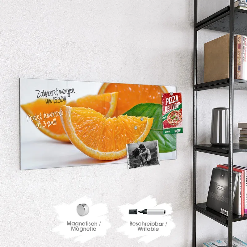 Magnettafel - Orangenscheiben