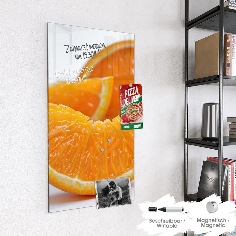Magnettafel - Orangenscheiben