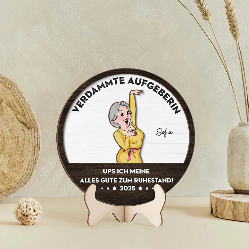 Schöne Ruhestand - Personalisierte Geschenke Zum Ruhestand | Lustige Holztafel Männer