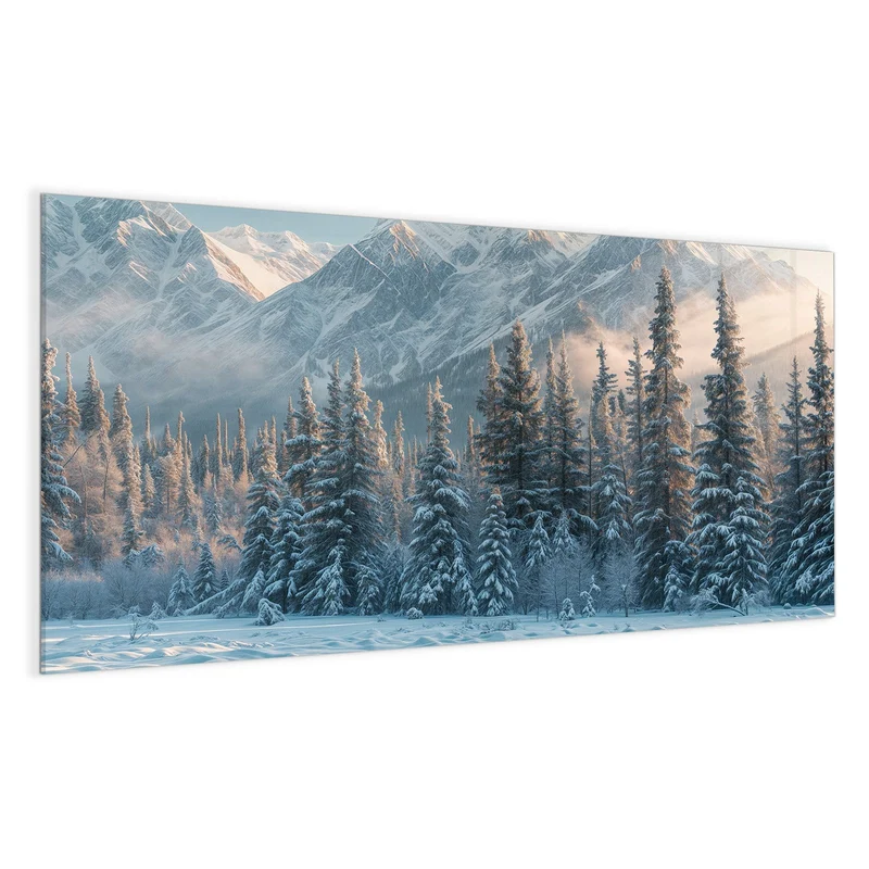 Magnettafel - Schneebedeckte Berge