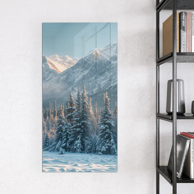 Magnettafel - Schneebedeckte Berge