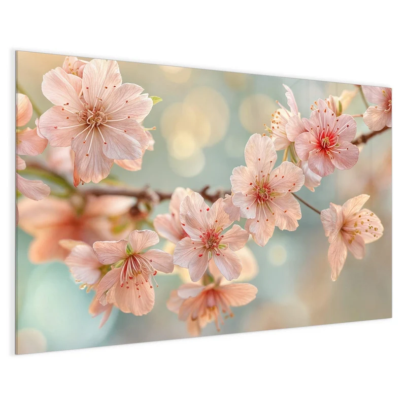 Magnettafel - Kirschzweig in Blüte