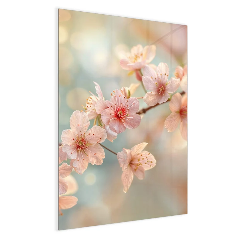 Magnettafel - Kirschzweig in Blüte