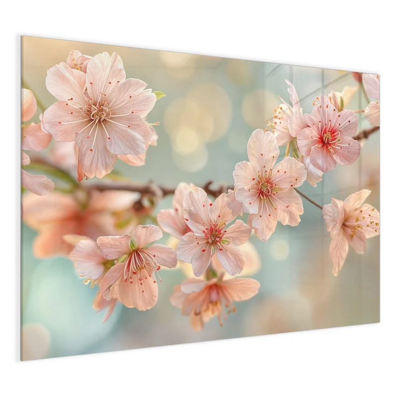 Magnettafel - Kirschzweig in Blüte