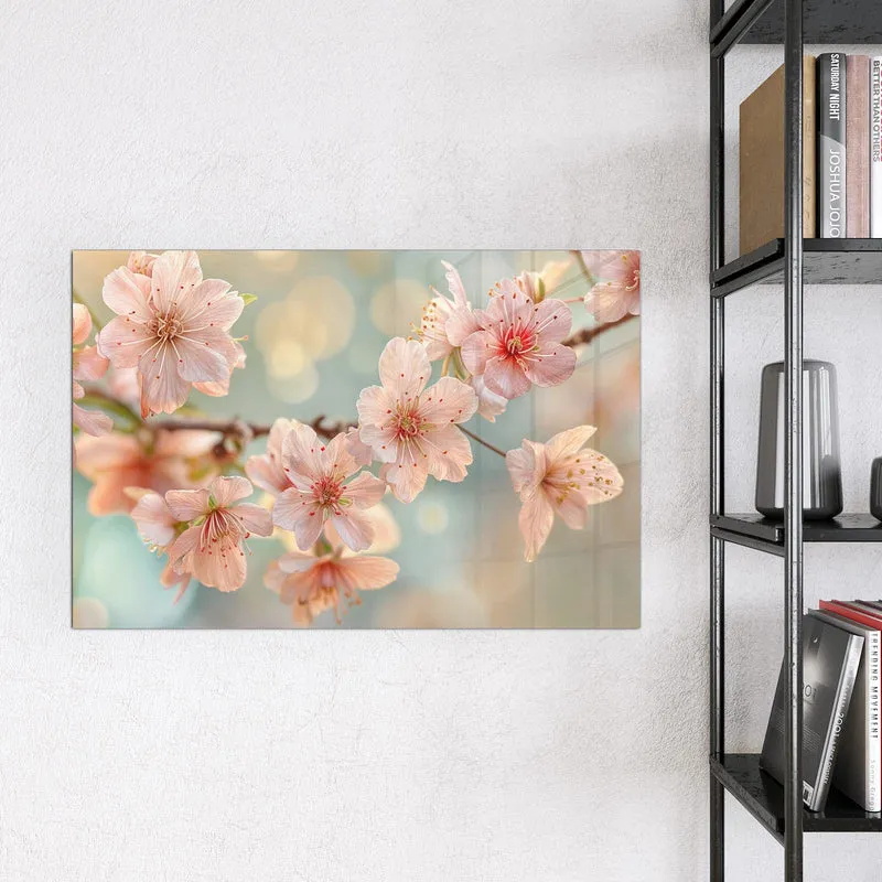 Magnettafel - Kirschzweig in Blüte