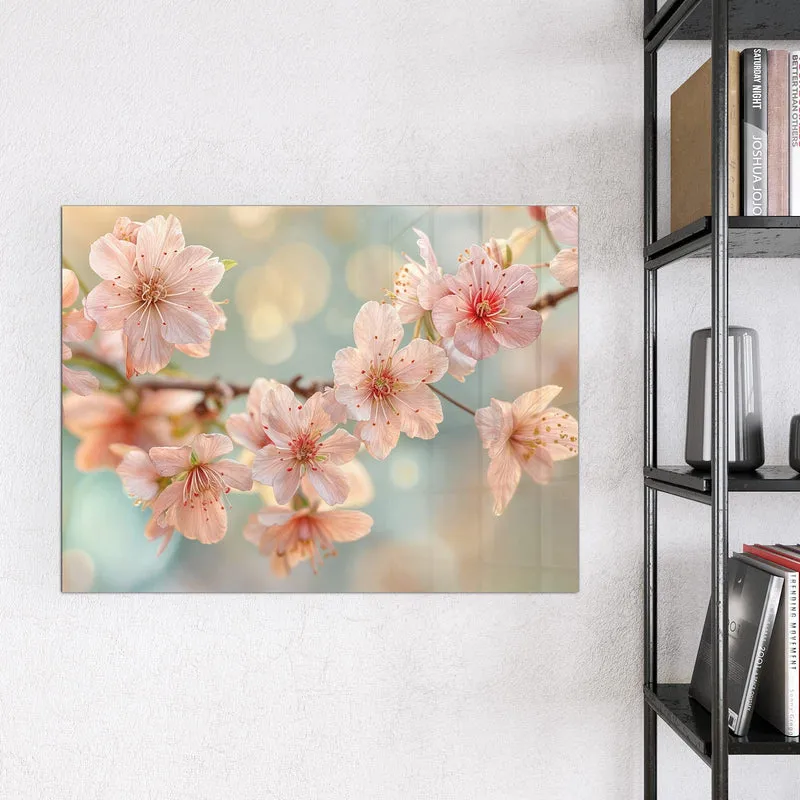 Magnettafel - Kirschzweig in Blüte