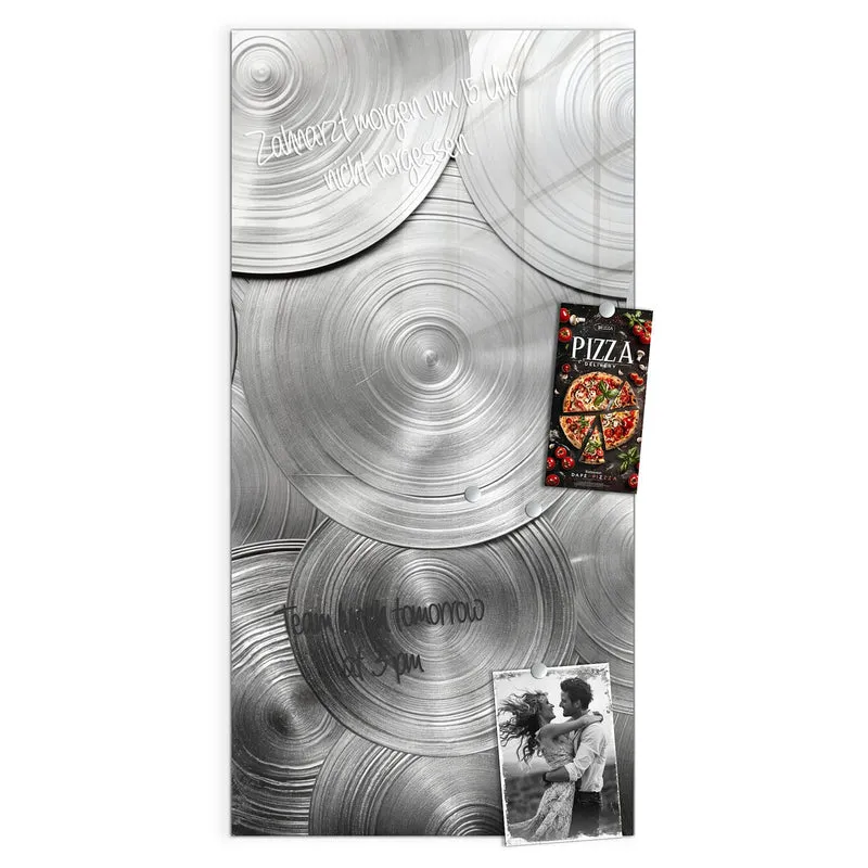 Magnettafel - Metallische Scheiben