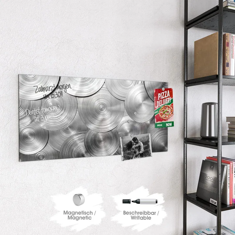 Magnettafel - Metallische Scheiben