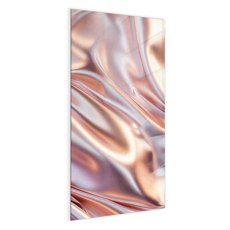 Magnettafel - Seidenfalten in Kupfer