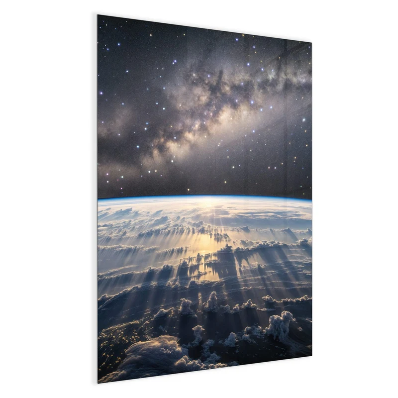 Magnettafel - Erde und Milchstraße