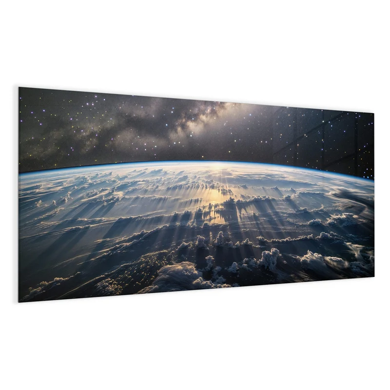 Magnettafel - Erde und Milchstraße