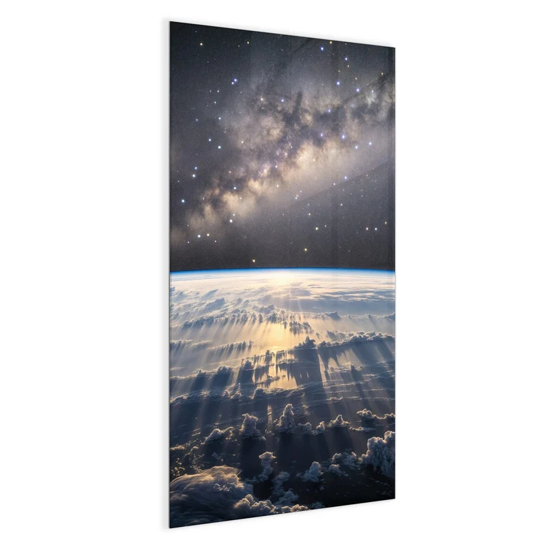 Magnettafel - Erde und Milchstraße