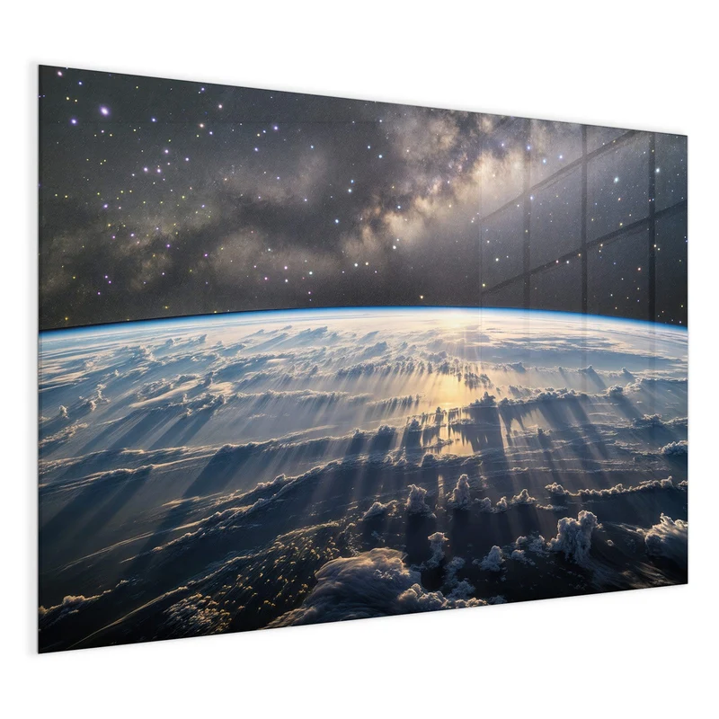 Magnettafel - Erde und Milchstraße