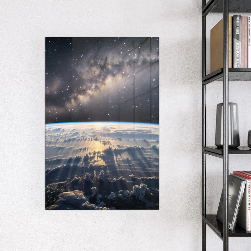 Magnettafel - Erde und Milchstraße