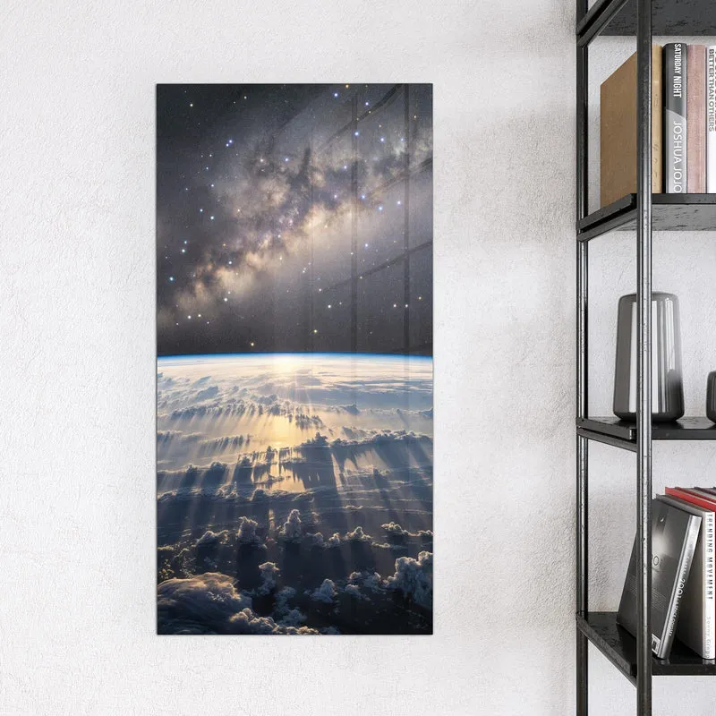 Magnettafel - Erde und Milchstraße
