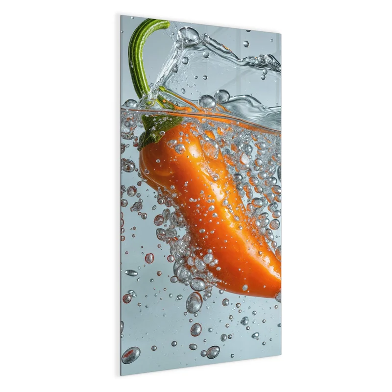 Magnettafel - Spritzige Paprika