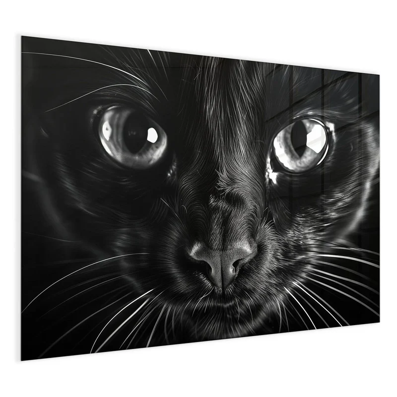 Magnettafel - Katzengesicht